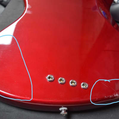 Lakland Skyline 44-60 (Joe Osborn) Custom, Candy Apple Red / Rosewood *Floor Demo = Save $! image 9