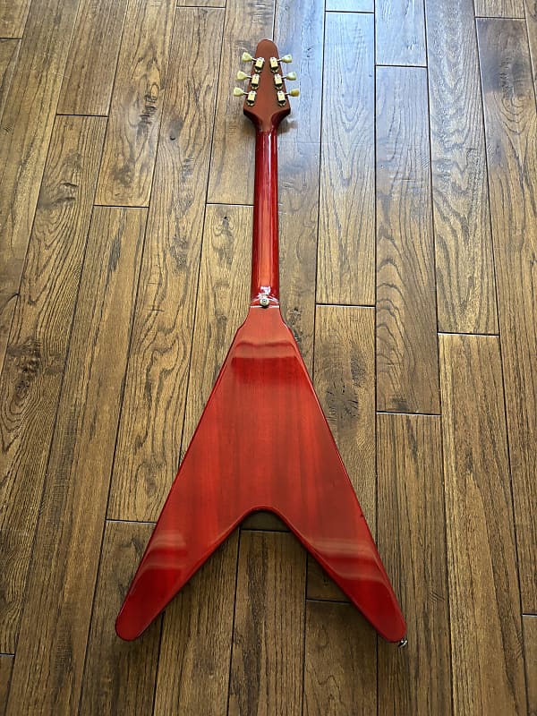 Vintage 1980s Burny Flying V 