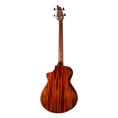 Breedlove Discovery S Concert Edgeburst Bass CE Sitka African Mahogany image 2
