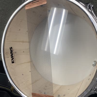 Handmade Unbranded Maple Stave Snare Drum 6.5x14 2022 Natural image 5
