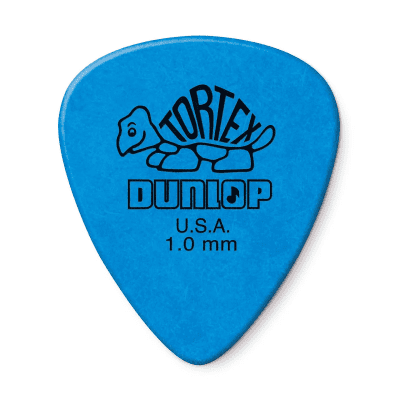 Dunlop 418R10 Tortex Standard 1.0mm Guitar Picks (72-Pack)