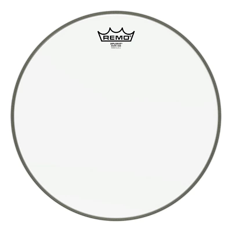 Remo Diplomat Hazy Snare Side Drum Head 14" image 1