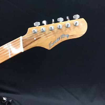 Emerald Bay  Custom shop fan fret (multi-scale) roasted maple electric guitar image 3