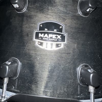 Mapex MPML4800 MPX Maple 14x8" Snare Drum 2014 - 2022 - Transparent Midnight Black image 2