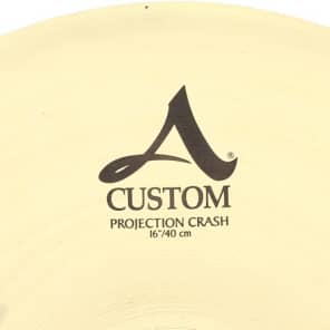 Zildjian 16 inch A Custom Projection Crash Cymbal image 3