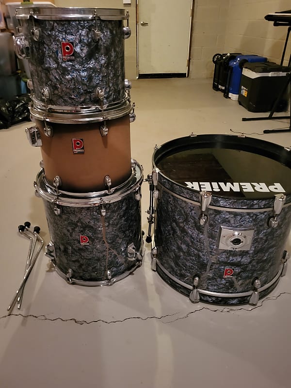 Premier Drums APK 1990 s Moon rock wrap Reverb Premier Drums APK 1990 s Moon rock wrap Reverb
