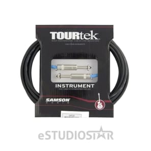 Samson TIL20 Tourtek 20' Instrument Cable w/ Right Angle Connector