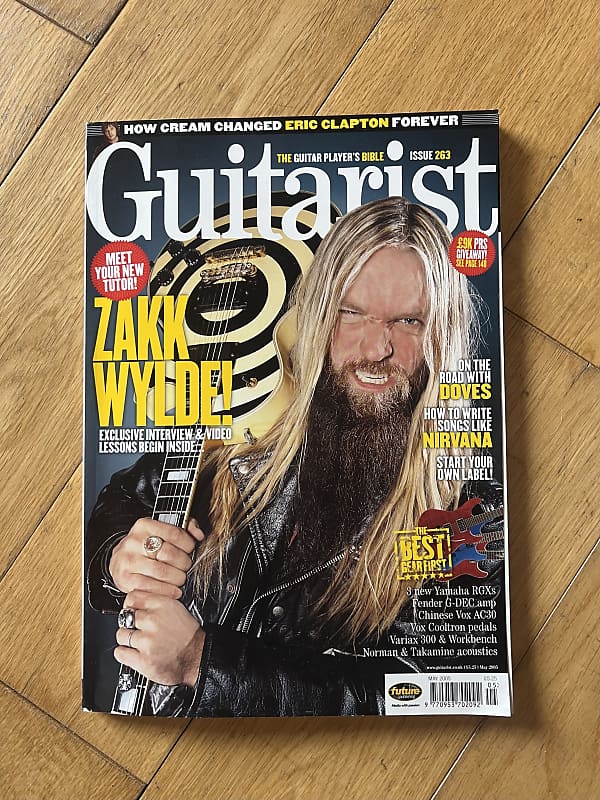 Guitarist UK Magazine Zakk Wylde Clapton / Cream Reverb Australia