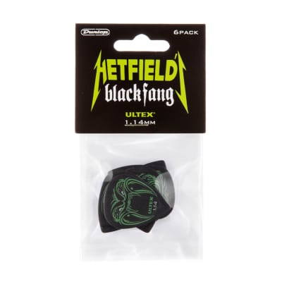 Dunlop PH112P1.14 Hetfield's Black Fang Picks 6 Picks image 1