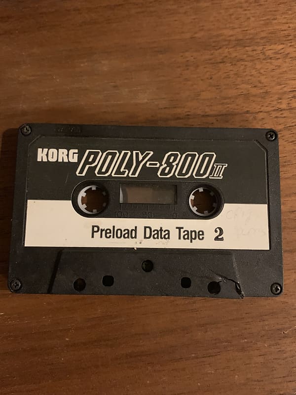 Korg  Poly 800 II Preload Data Tape 2 image 1