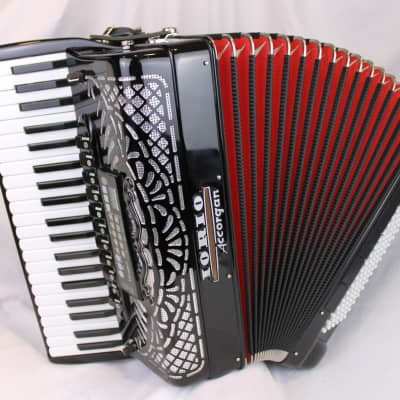 3941 - Black Iorio K Series Accorgan Model 411 Piano Accordion LMMM 41 120 image 1