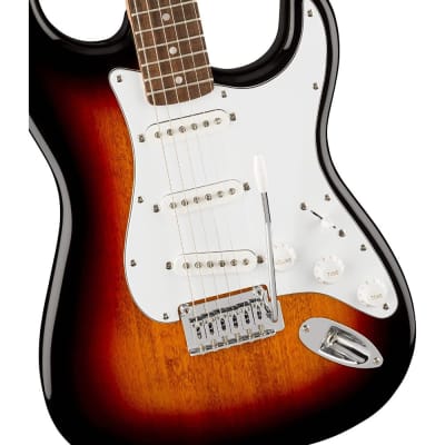 Squier by Fender Affinity Series Stratocaster, Indian Laurel fingerboard, 3-Color Sunburst image 3