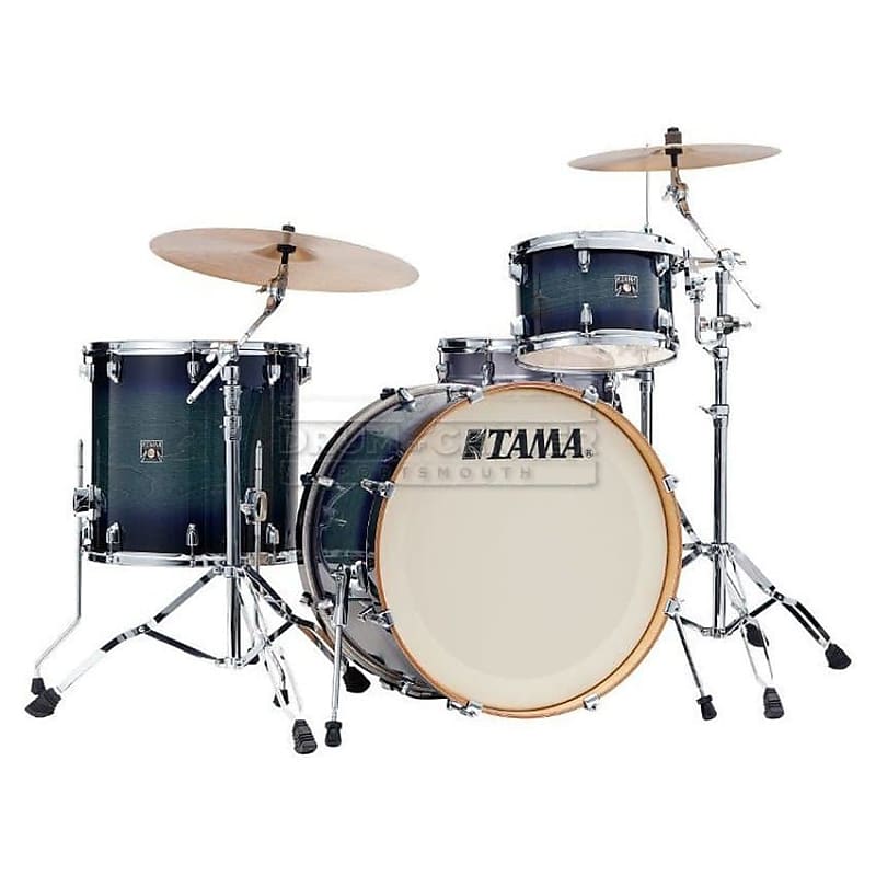Tama Superstar Classic 3pc Drum Set Dark Indigo Burst image 1