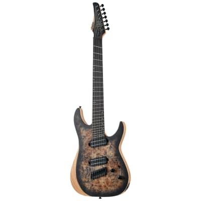 Reaper 7 multi scale - Charcoal Burst Schecter image 3