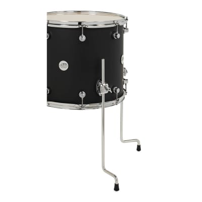 DW Design Series 4 Piece Shell Pack, Black Satin image 6