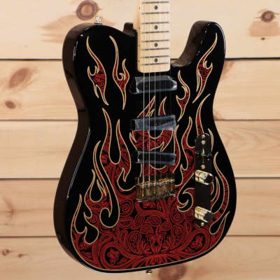 Fender James Burton Telecaster - Red Paisley Flames - US21014478 for sale