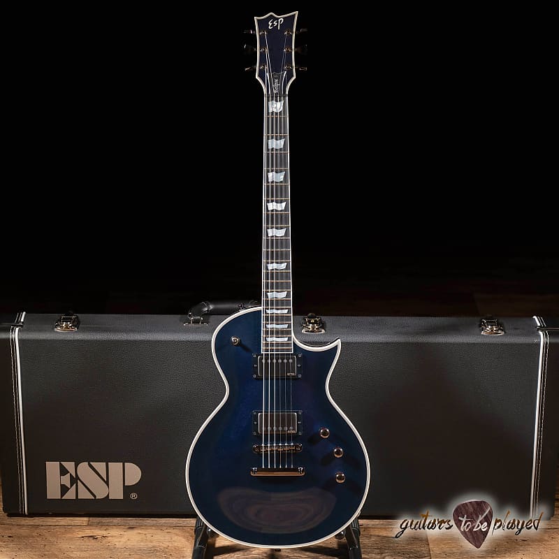 ESP Eclipse Custom EMG Electric Guitar w/ Case – Andromeda II image 1