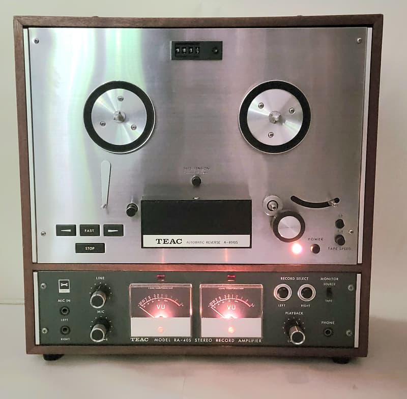 TEAC A-4010S Open Reel Stereo Tape Deck, Pro Serviced 4-track 2-channel  Recorder