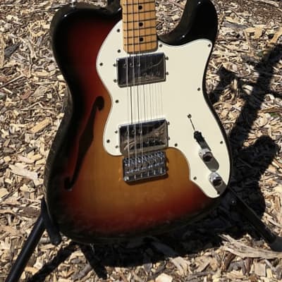Fender Telecaster thinline 1974 - Sunburst image 3