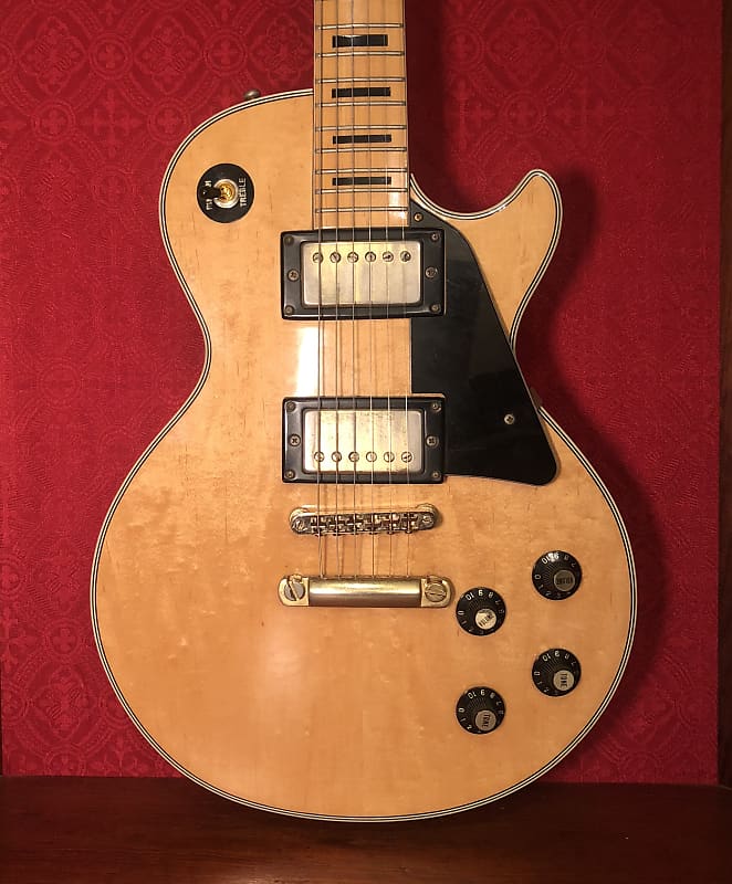 RARE 1970s Morris Les Paul Copy FIGURED BIRDSEYE ALL MAPLE
