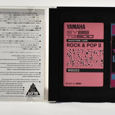 Yamaha SY85 TG500 Rock and Pop II Sound Card Set | Reverb