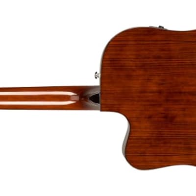 Fender CD-140SCE Dreadnought Acoustic Electric Guitar. Walnut FB, Sunburst w/case image 9