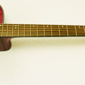 Samick D4CE TR Acoustic/Electric Guitar Beautiful Trans Red Finish w/included Accessories image 6