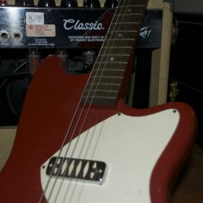 Airline, Peavy Bobcat 2 Pickup Electric,Classic 20 Tube Amp Early to Mid 60's, Modern Amp Red Guitar, Tweed Amp image 8