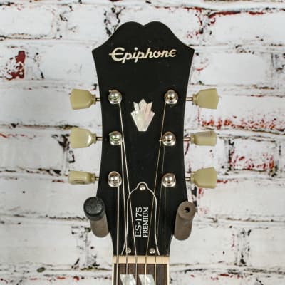 Epiphone ES-175 Premium Hollowbody Electric Guitar, Natural w/ Original Case x3022 (USED) image 6