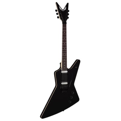 Dean Guitars 6 String ZX Floyd Electric Guitar, Black Satin