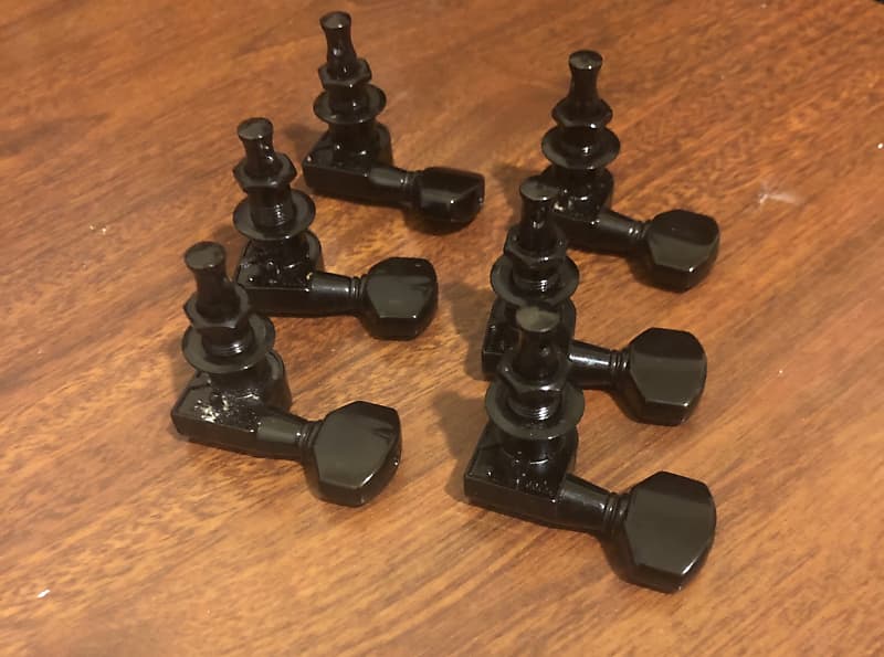 Squier Telecaster Tuning Machines Black Reverb