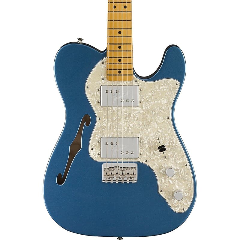 Fender American Vintage II 1972 Telecaster Thinline, Lake Placid Blue image 1