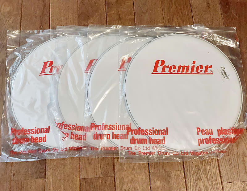 Premier 14 " Everplay Coated Drum heads. NEW image 1