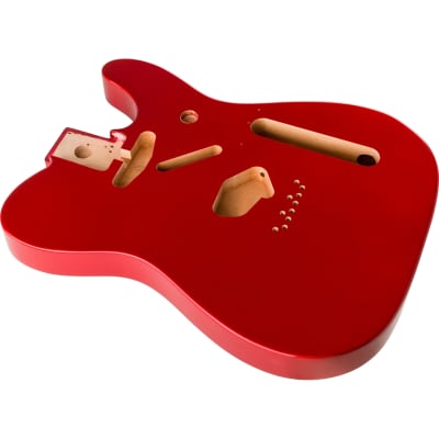 Fender Classic Series 60's Telecaster SS Alder Guitar Body, Candy Apple Red image 2