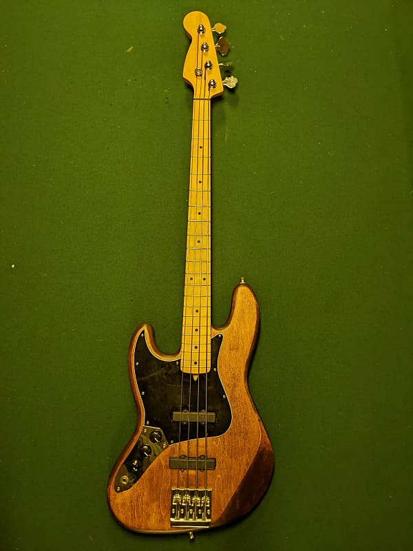 Fender Jazz Bass  Satin Over Red Oak (Custom) Left Handed image 1