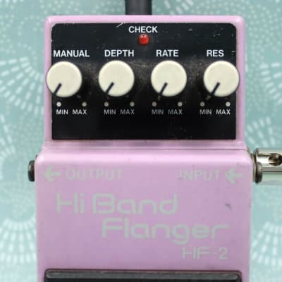 Boss  HF-2 Flanger Guitar Effect Pedal Used image 2