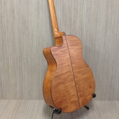 Klema K200JC-CE Satin / Natural Solid Cedar Top,Jumbo Acoustic Guitar, Cutaway, EQ+Free Gig Bag image 6