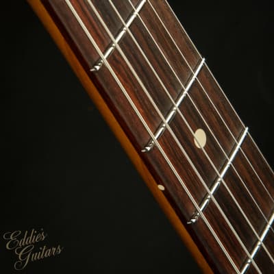 Suhr Eddie's Guitars Exclusive Roasted Classic JM Mastery - Magenta Sparkle image 9