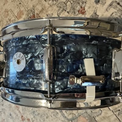 Star 5x14” 8 lug snare drum - Blue Pearl image 2