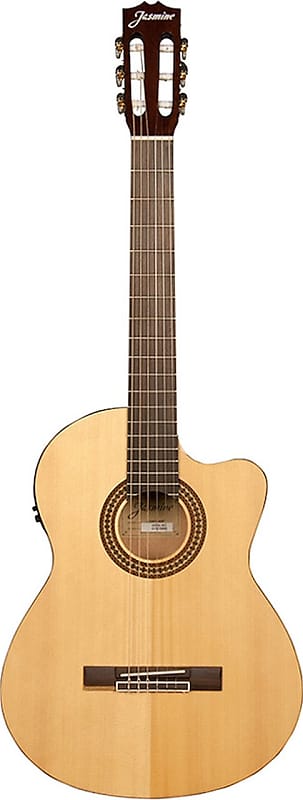 Jasmine JC25CE-NAT Classical Nylon String Acoustic Electric Guitar. Natural Finish image 1