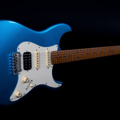 Jet Guitars JS-400 S-Type HSS Electric Guitar in Lake Placid Blue for sale