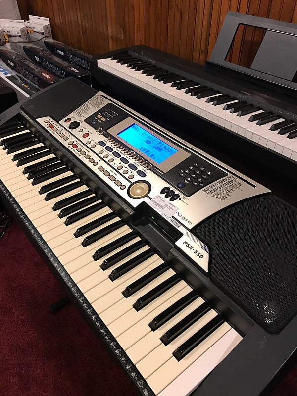 YAMAHA ヤマハ PSR-550 ポータトーン シンセサイザー 9 great factory PRESET DEMO songs 🩵 Yamaha PSR-550 keyboard