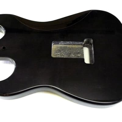 E-Gitarren Bausatz / Guitar DIY Kit ML-Factory® MLS transp. Black Mahagoni/Ahorn ohne Hardware image 3