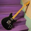 1976 Fender Starcaster Black Semihollow Electric Guitar (VIDEO! Fresh Work Done, Ready to Go)