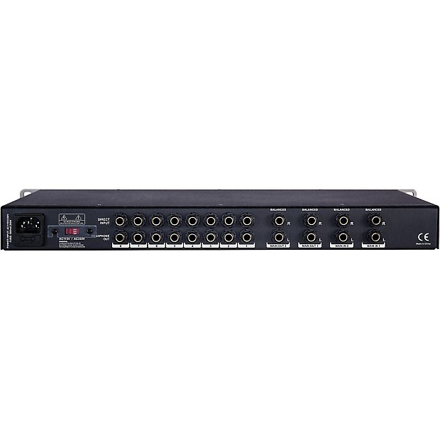Sterling Audio Factory blemished S418HA 8 Channel Rackmount Headphone Amplifier Regular Reverb