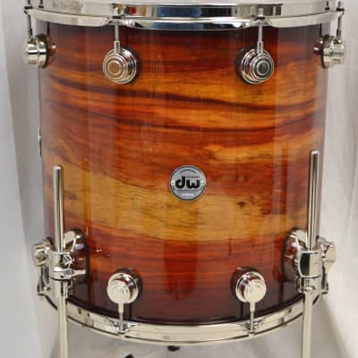 DW 22/13/16/6.5" Santa Monica Series  Drum Set - Rare Padouk #1 Of 1 image 6