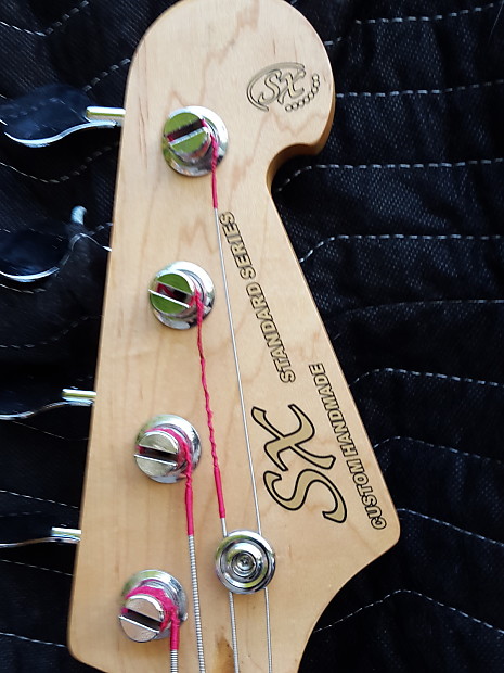 Sx Vintage Series SJB62/OWH Olympic White 4-string Bass | Reverb