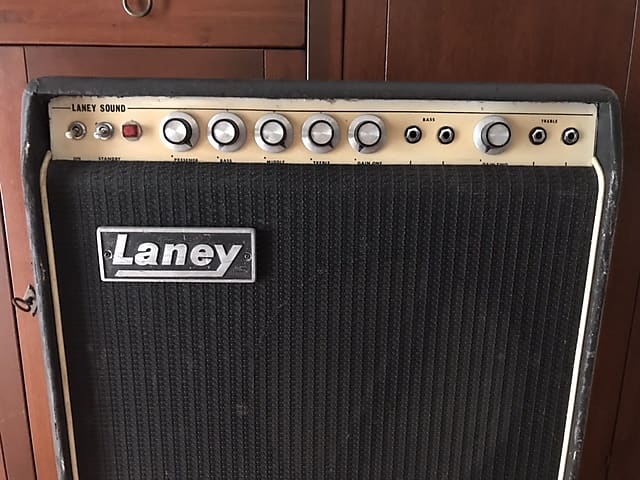 Laney Supergroup 60 2x12" combo 1969 - Black Sabbath. Goodmans Speakers | Reverb