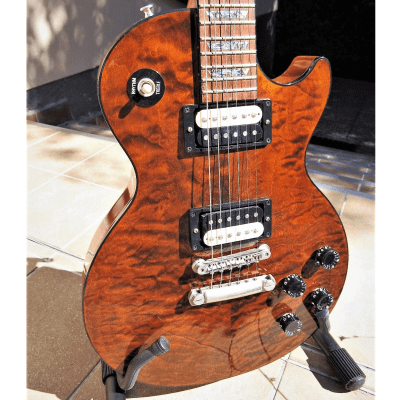 GIBSON One Off - Custom Shop Rootbeer LP with papers 2001 quilted rootbeer image 6
