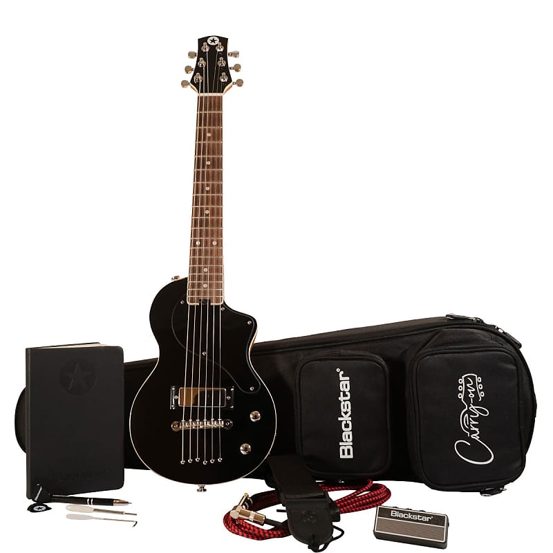 Blackstar Carry-On Travel Guitar Standard Pack - Black image 1